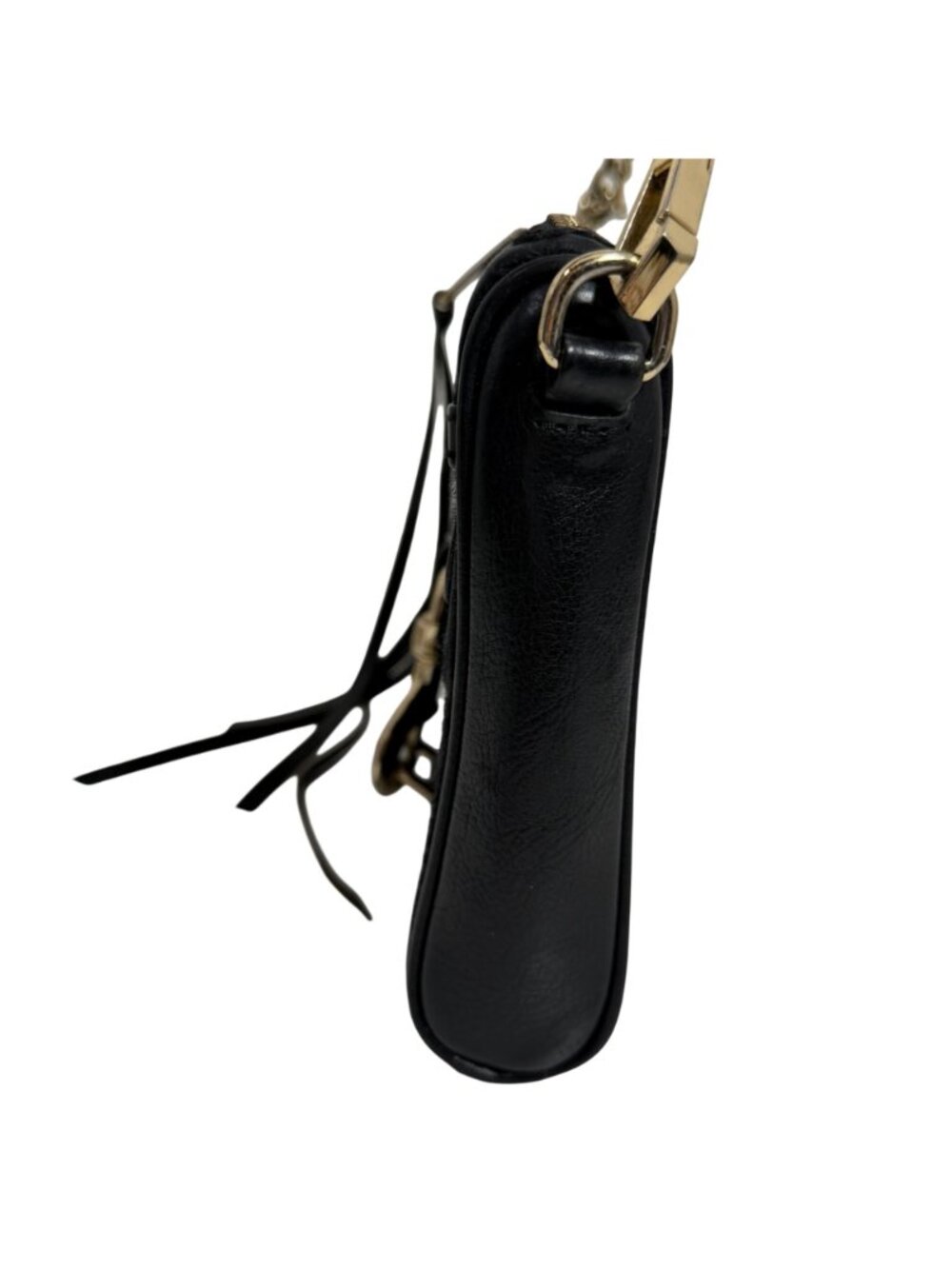Rebecca Minkoff MAC Black Front Pony Fur Chain Strap Crossbody Bag + Dust Bag - Picture 3 of 12